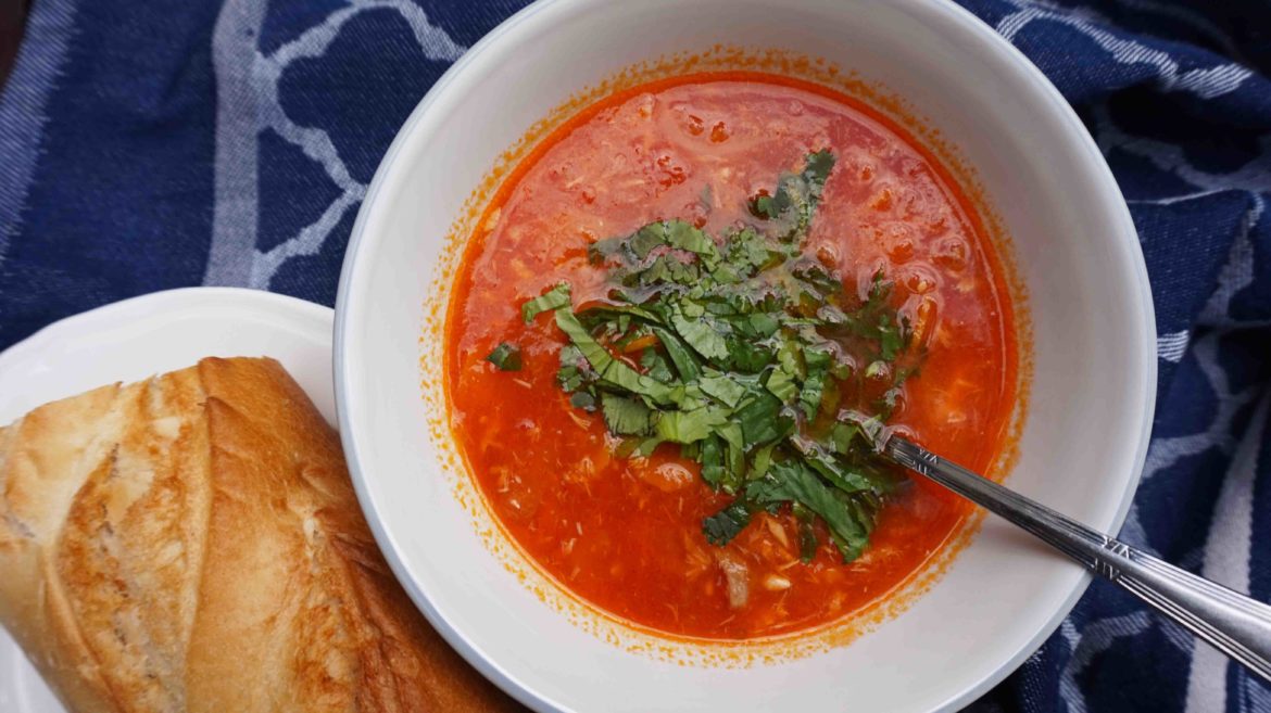 zupa rybna z pomidorami